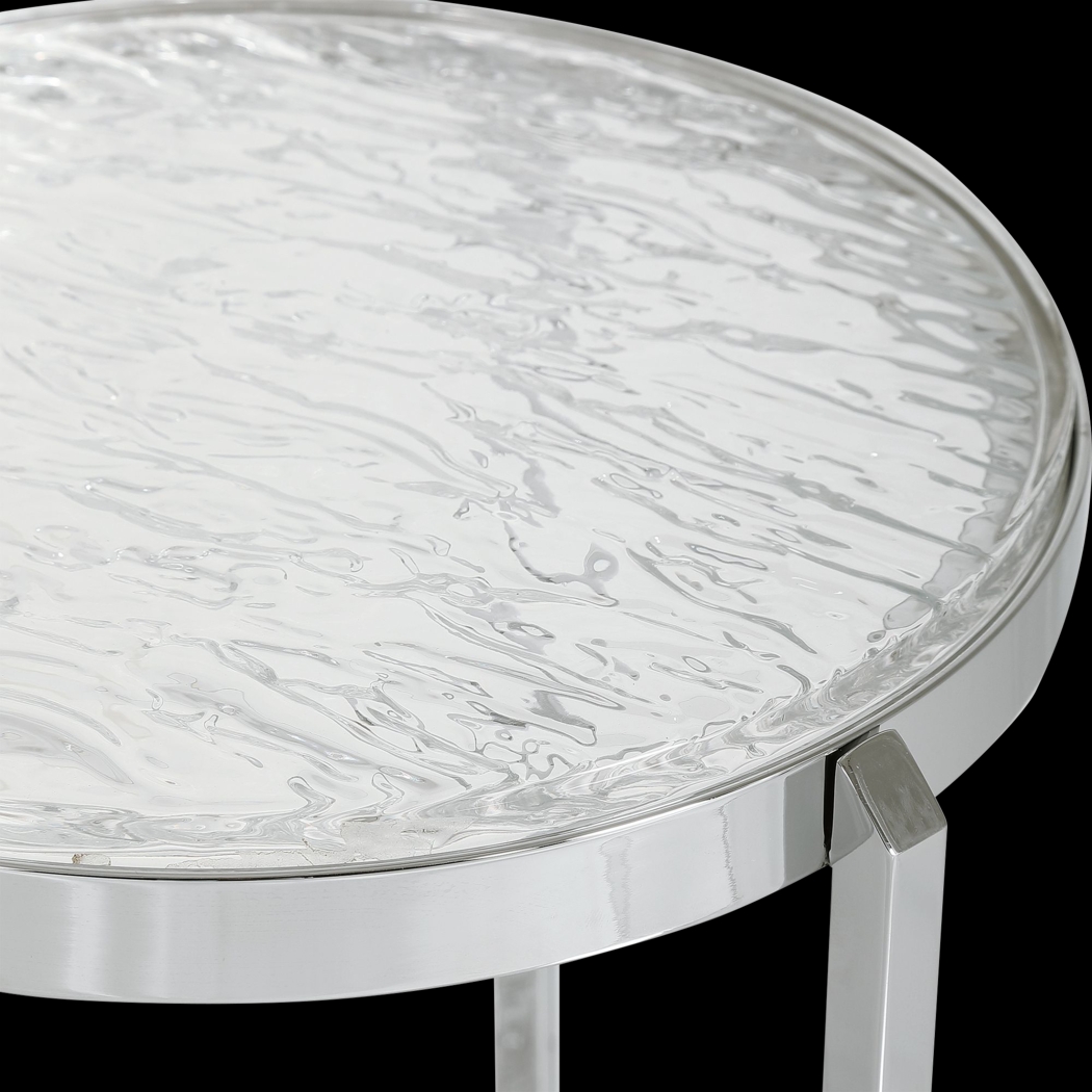 Roundfield Silver Accent Table - Thumbnail - Image 3