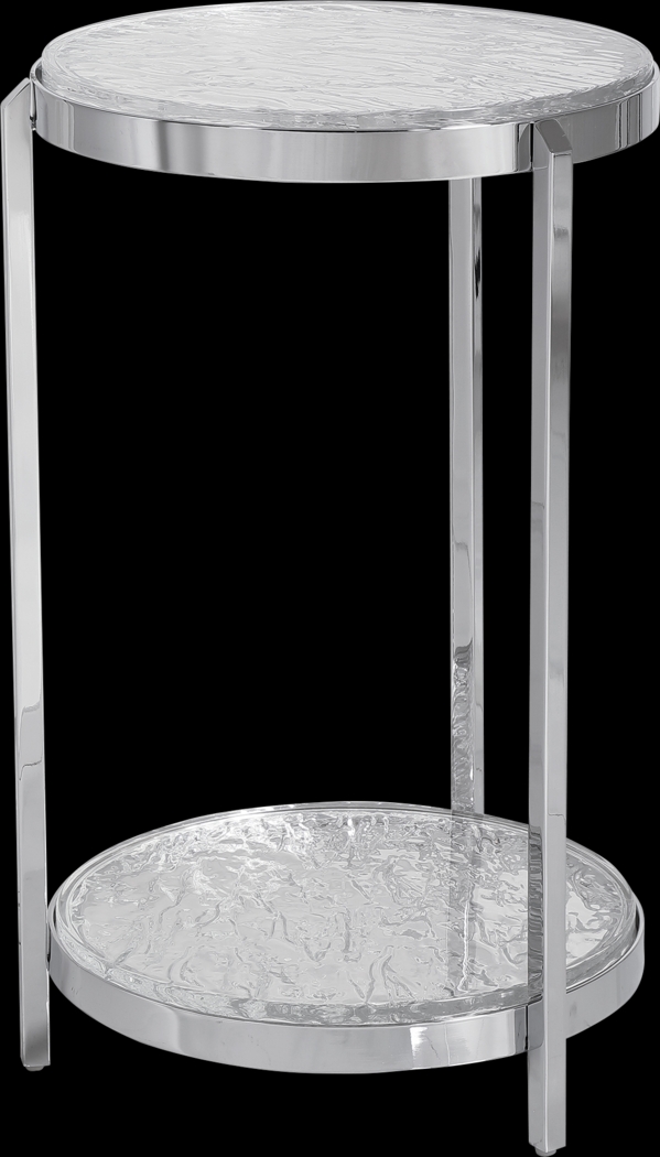 Roundfield Silver Accent Table - Thumbnail - Image 1