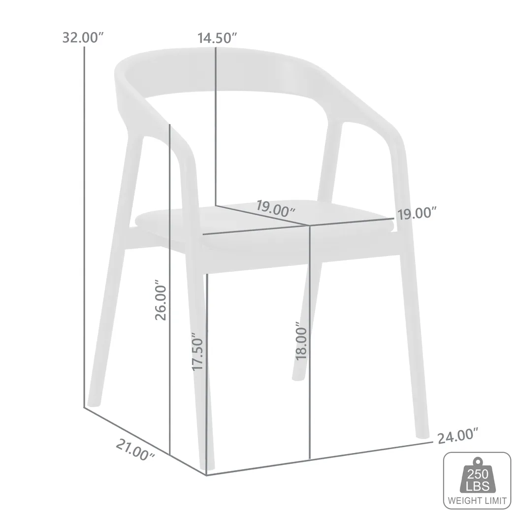 Routelow Black Arm Chair, Set of 2 - Thumbnail - Image 12