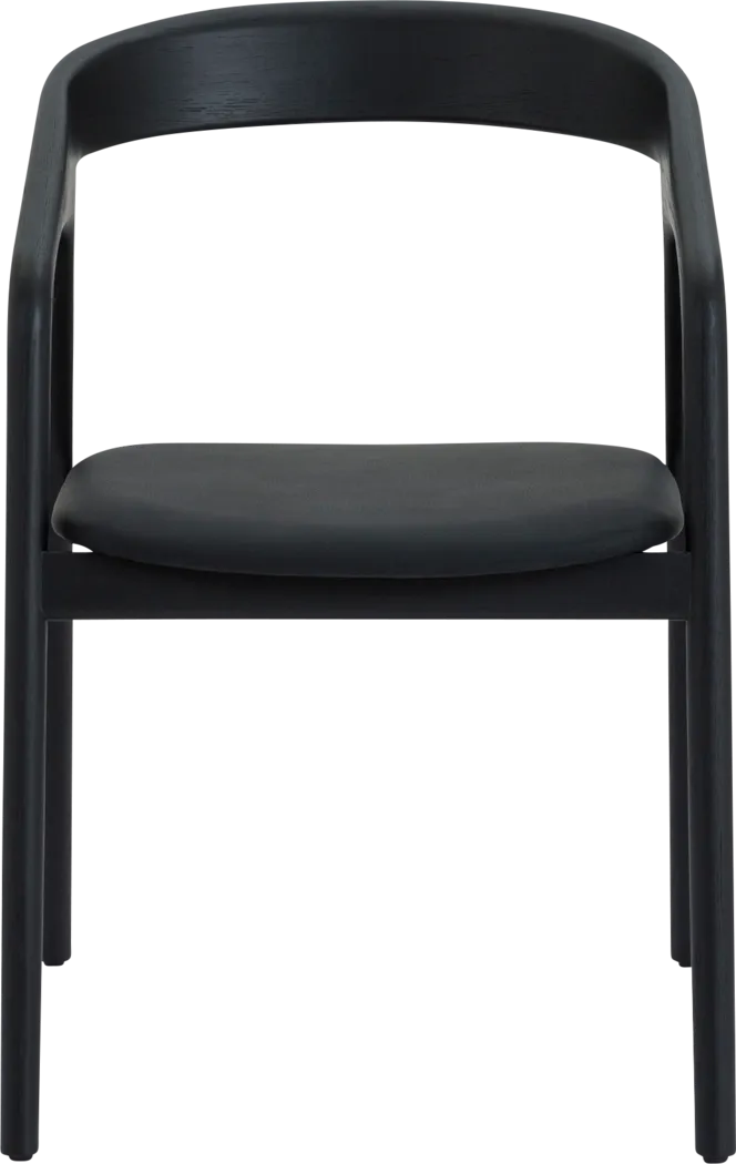 Routelow Black Arm Chair, Set of 2 - Thumbnail - Image 3