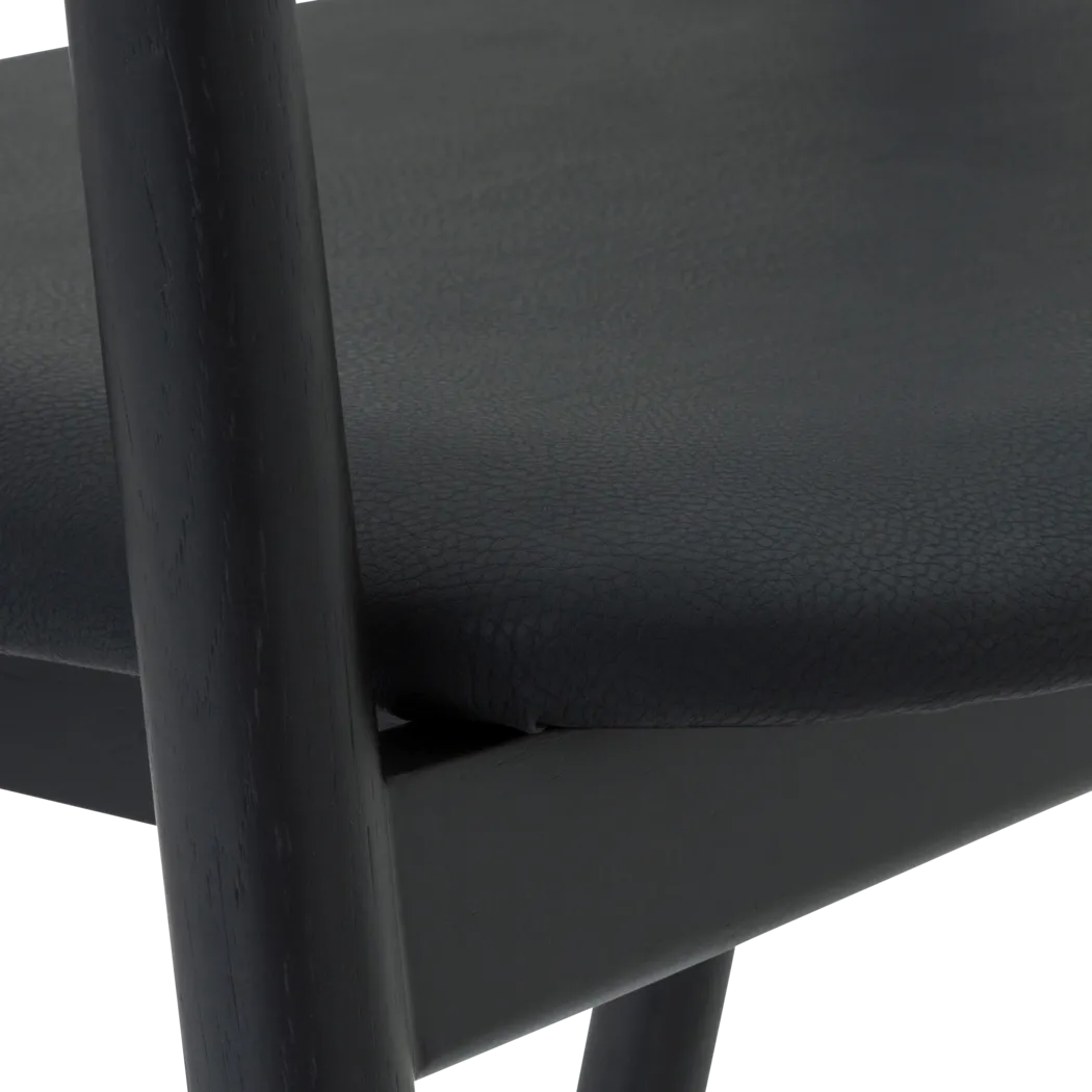 Routelow Black Arm Chair, Set of 2 - Thumbnail - Image 9