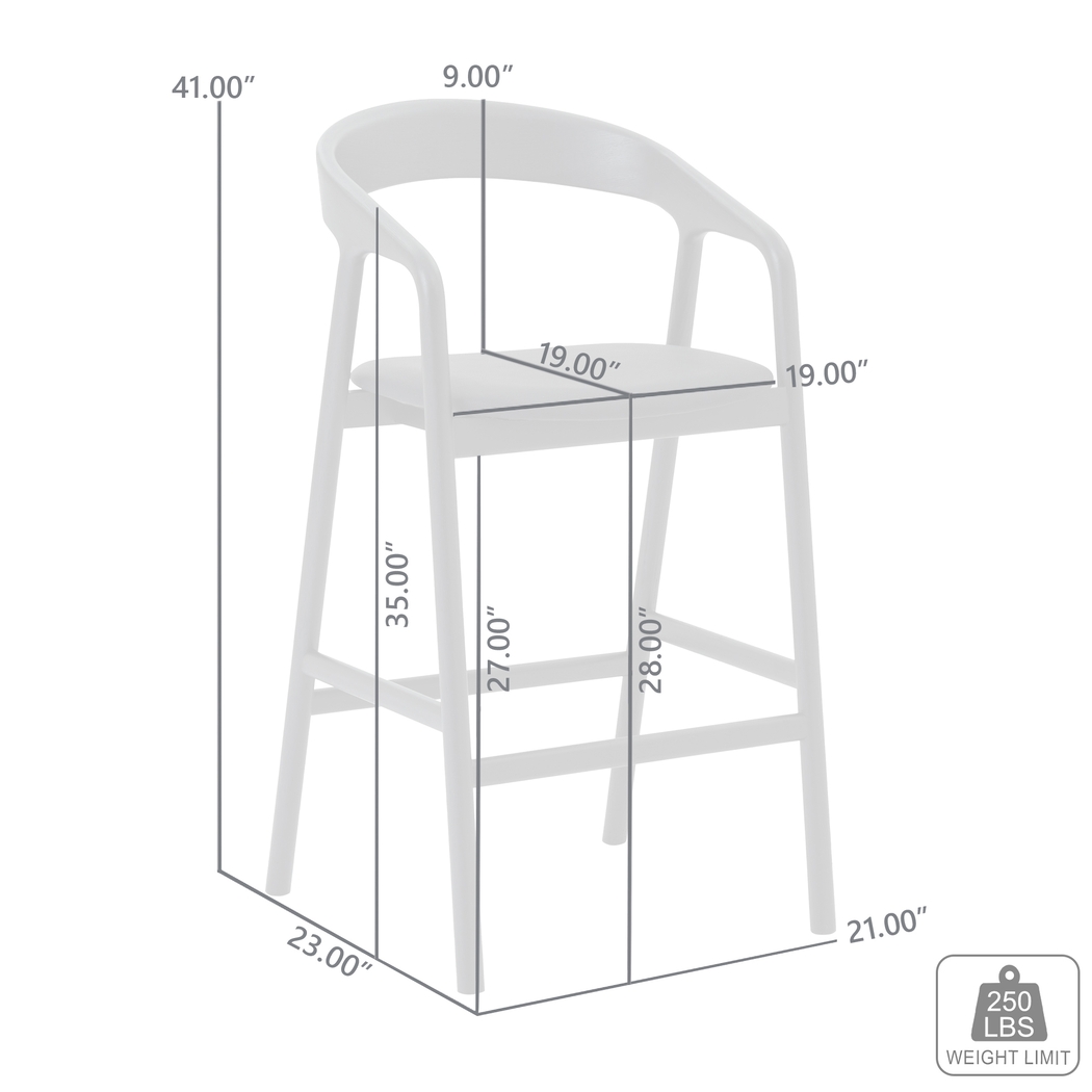Routelow Black Barstool - Thumbnail - Image 13