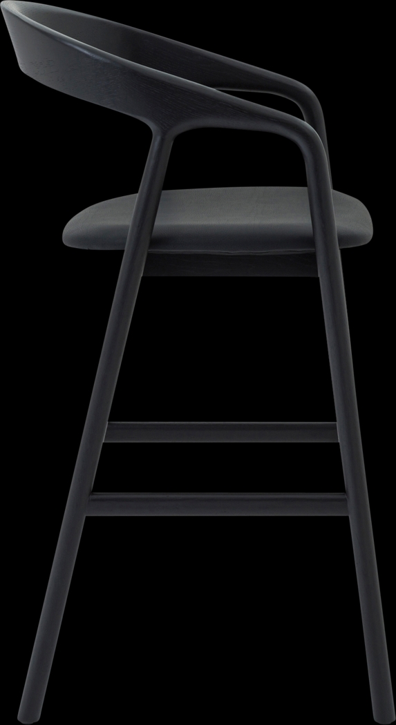 Routelow Black Barstool - Thumbnail - Image 4