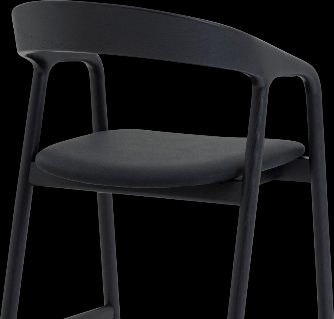 Routelow Black Barstool - Thumbnail - Image 7