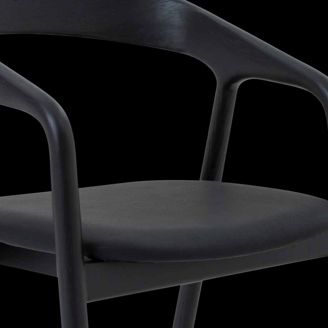Routelow Black Barstool - Thumbnail - Image 9