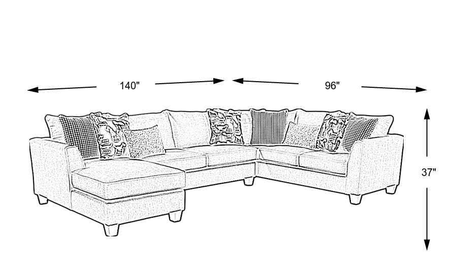 Dimension Image. Please refer to the Dimension Tab on this page for dimension details.