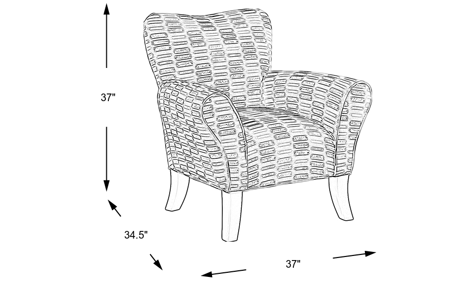 Dimension Image. Please refer to the Dimension Tab on this page for dimension details.
