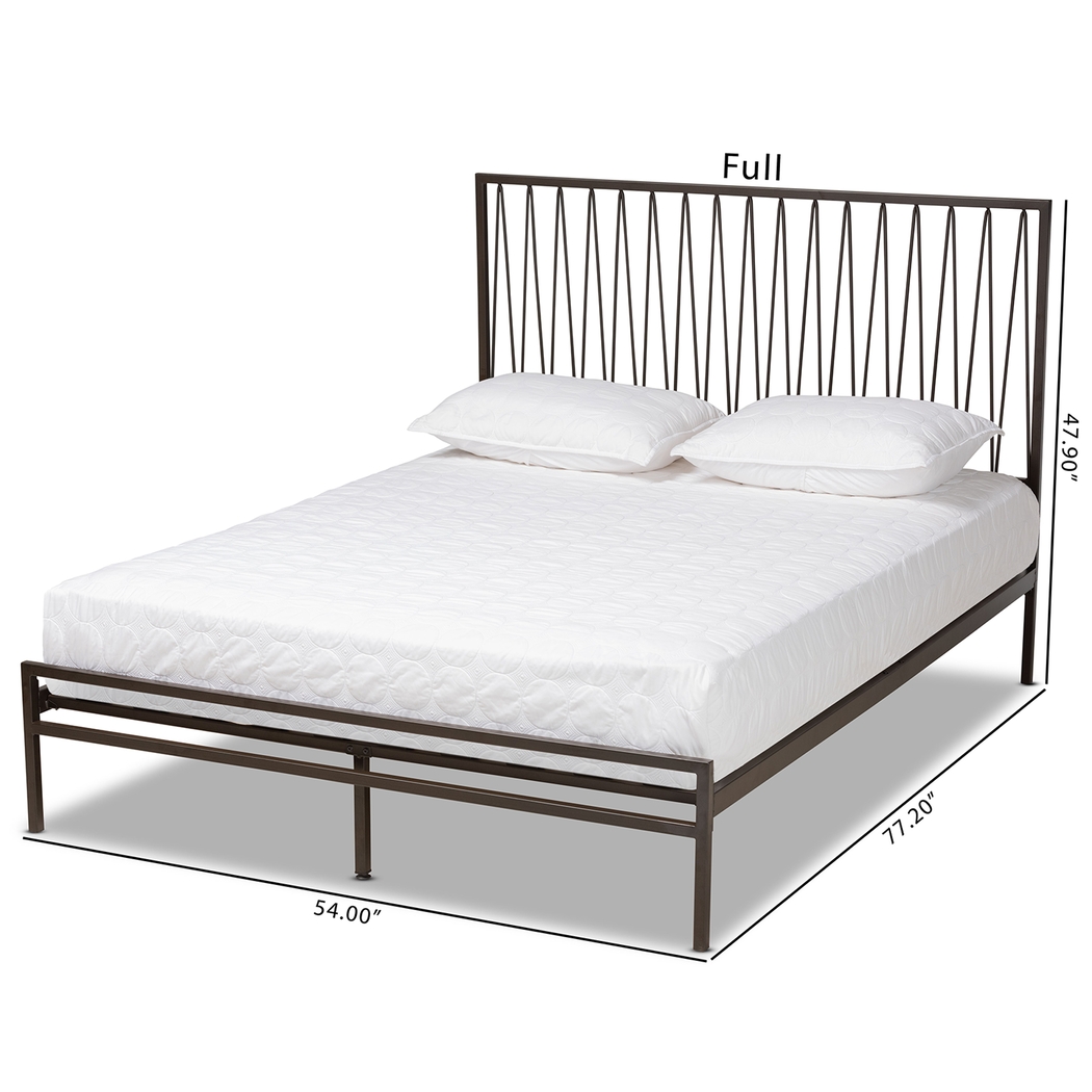 Rowesville Black Full Bed - Thumbnail - Image 8