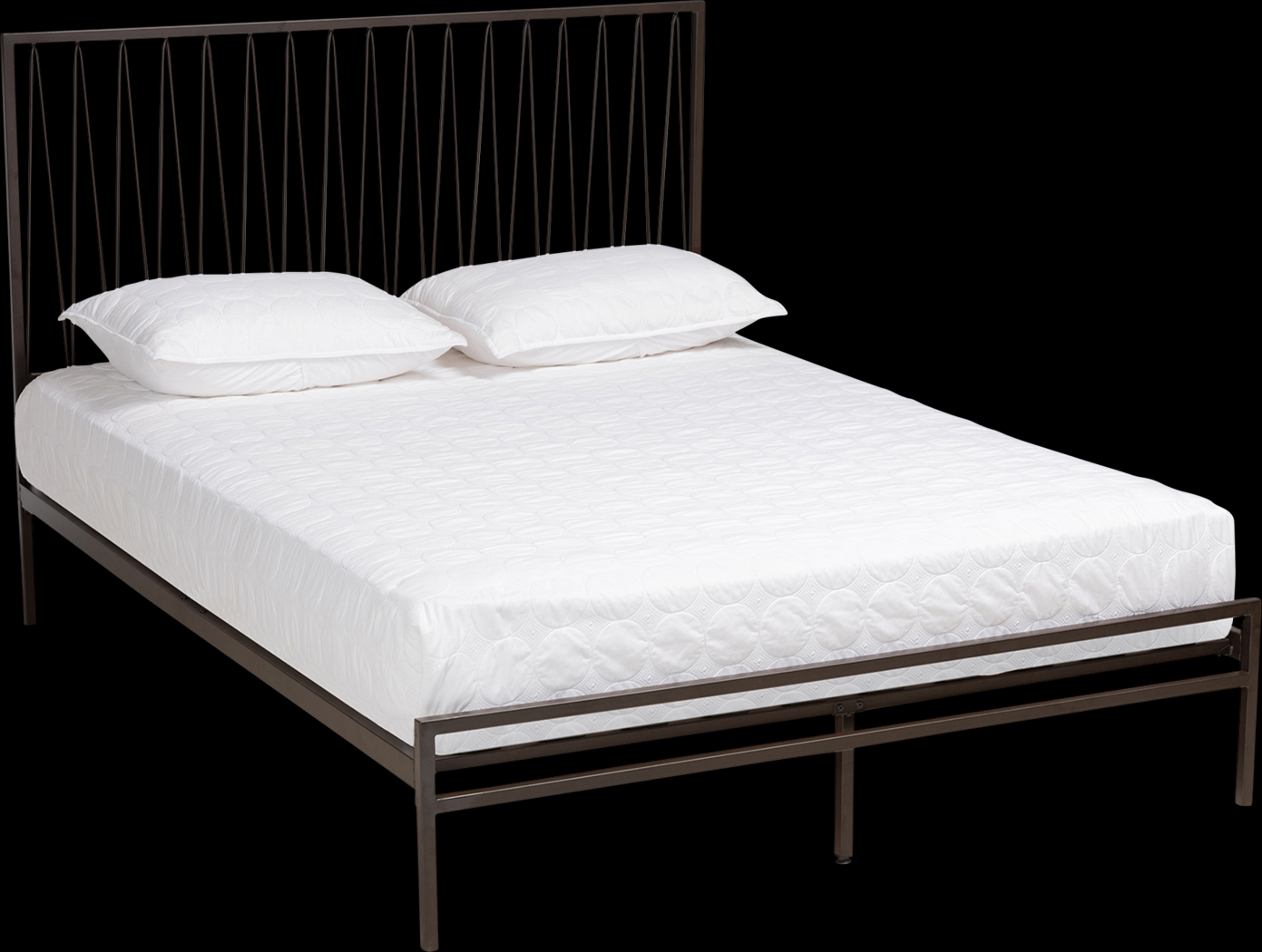 Rowesville Black Queen Bed - Thumbnail - Image 1