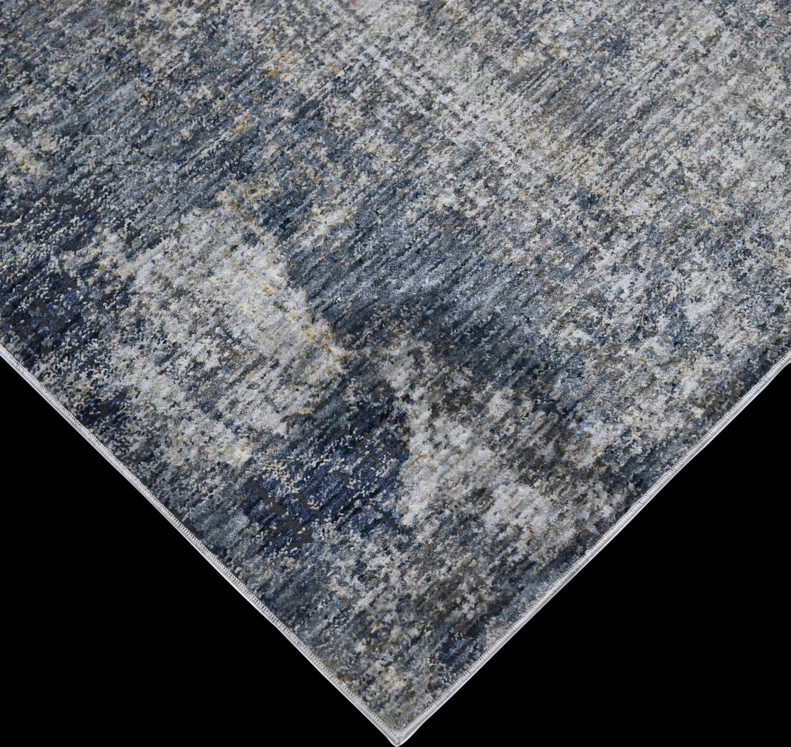 Rowom Gray/Orange 7'10 x 9'10 Rug - Thumbnail - Image 3