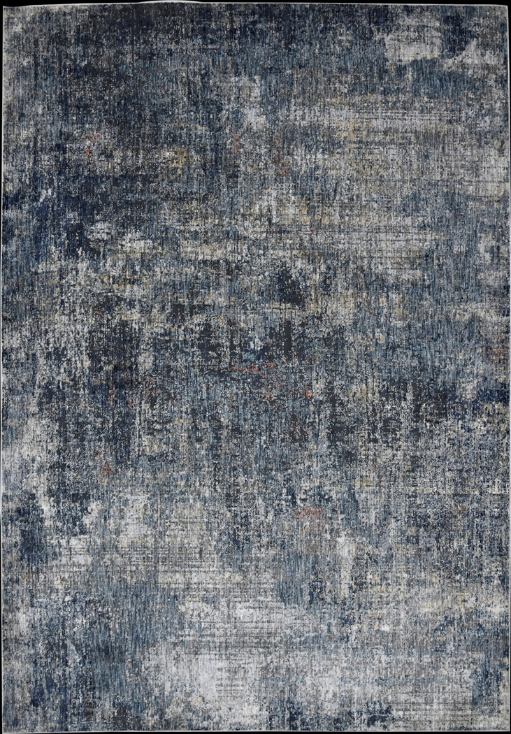 Rowom Gray/Orange 7'10 x 9'10 Rug - Thumbnail - Image 1