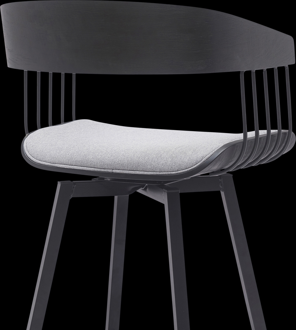 Rowtimber Gray Swivel Barstool - Thumbnail - Image 5