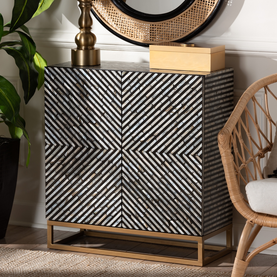 Roxbaro Black Accent Cabinet - Thumbnail - Image 2
