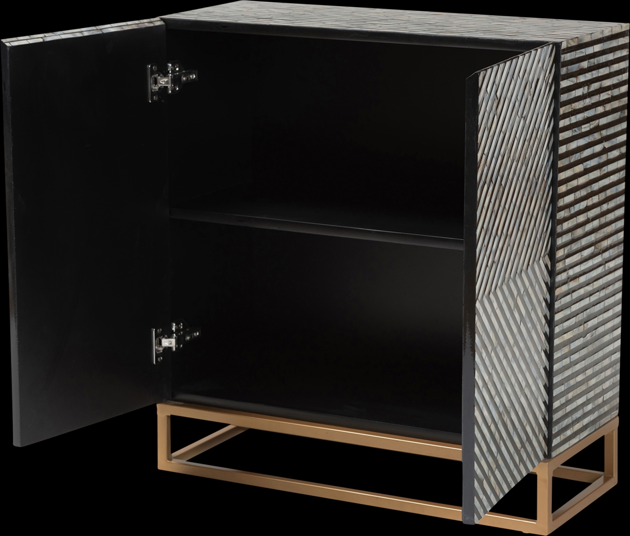 Roxbaro Black Accent Cabinet - Thumbnail - Image 4