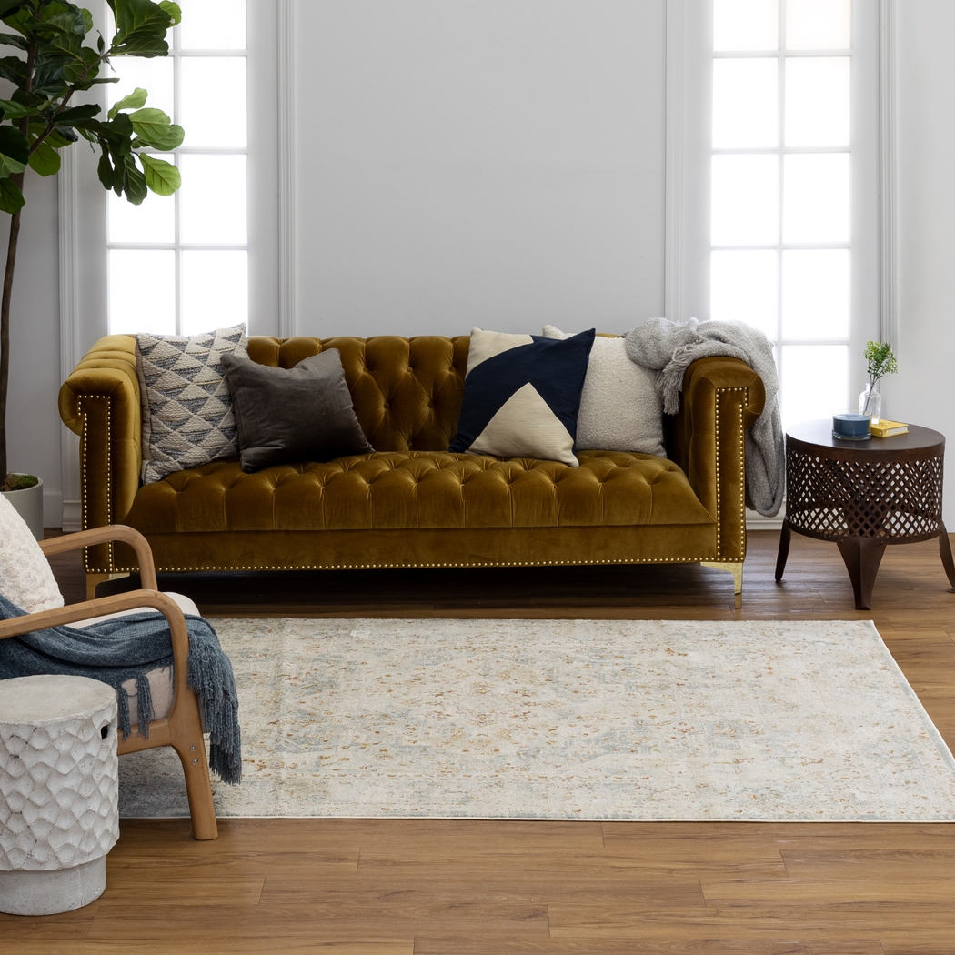 Roxfield Blue 5' x 7'6 Rug - Thumbnail - Image 2