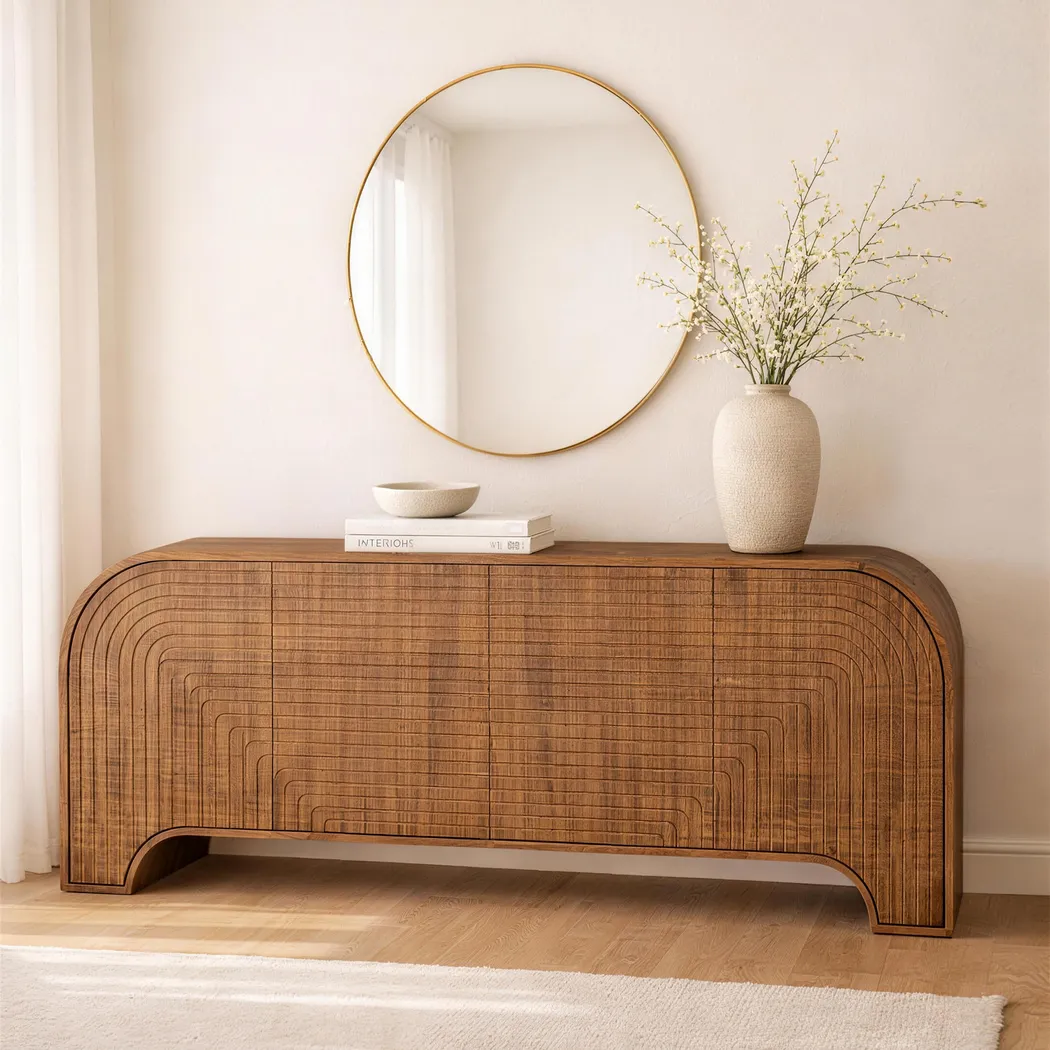 Roxiu Brown Sideboard - Thumbnail - Image 2