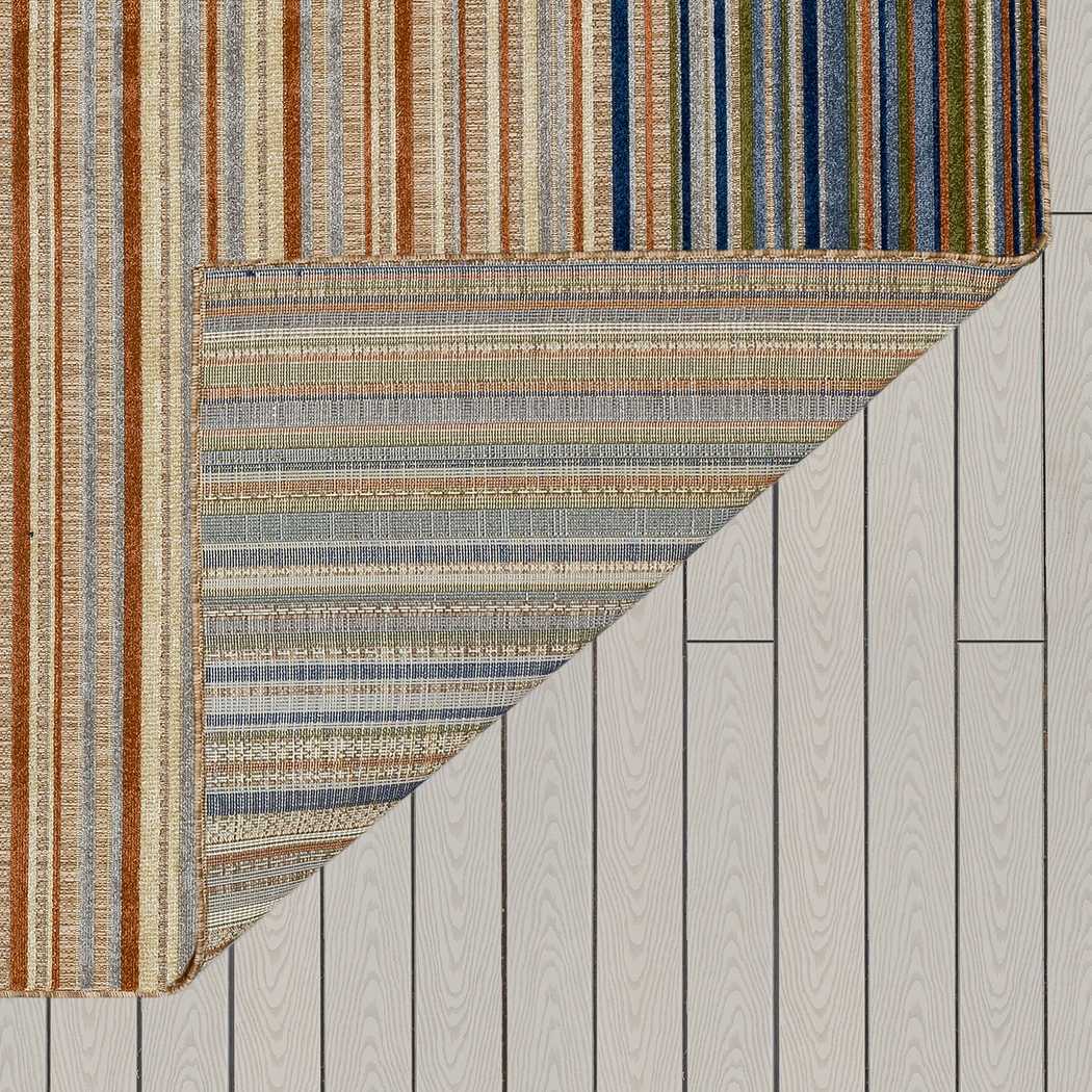 Roxmeny Multi 6' x 9' Indoor/Outdoor Rug - Thumbnail - Image 8