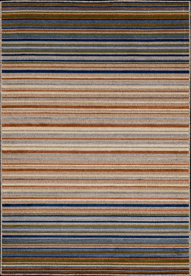 Roxmeny Multi 6' x 9' Indoor/Outdoor Rug - Thumbnail - Image 1
