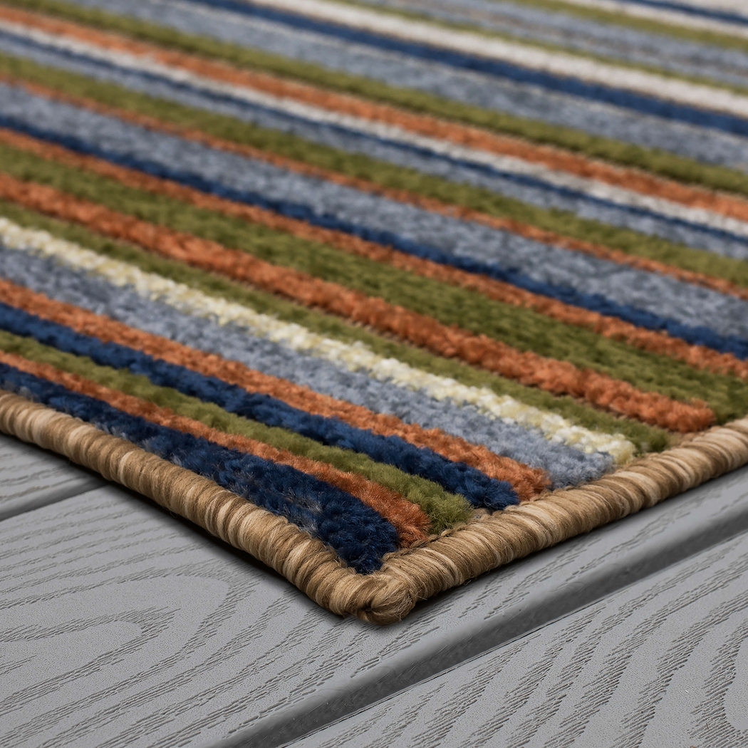 Roxmeny Multi 7'10 x 10' Indoor/Outdoor Rug - Thumbnail - Image 9