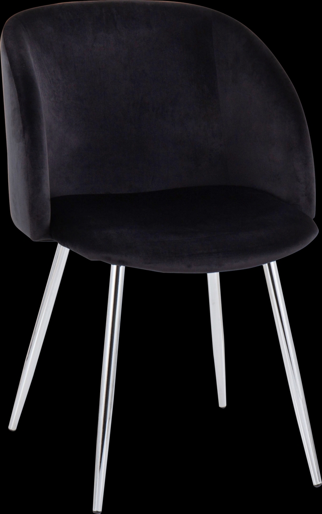 Roxton Black Side Chair Set of 2 - Thumbnail - Image 2