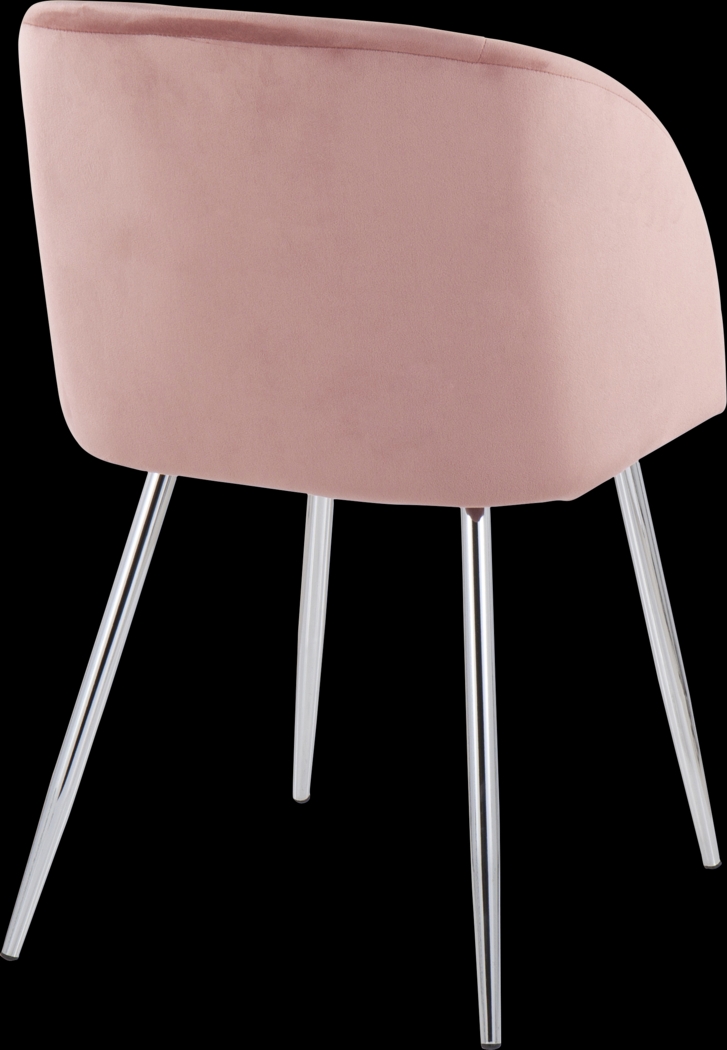 Roxton Pink Dining Chair Set of 2 - Thumbnail - Image 4