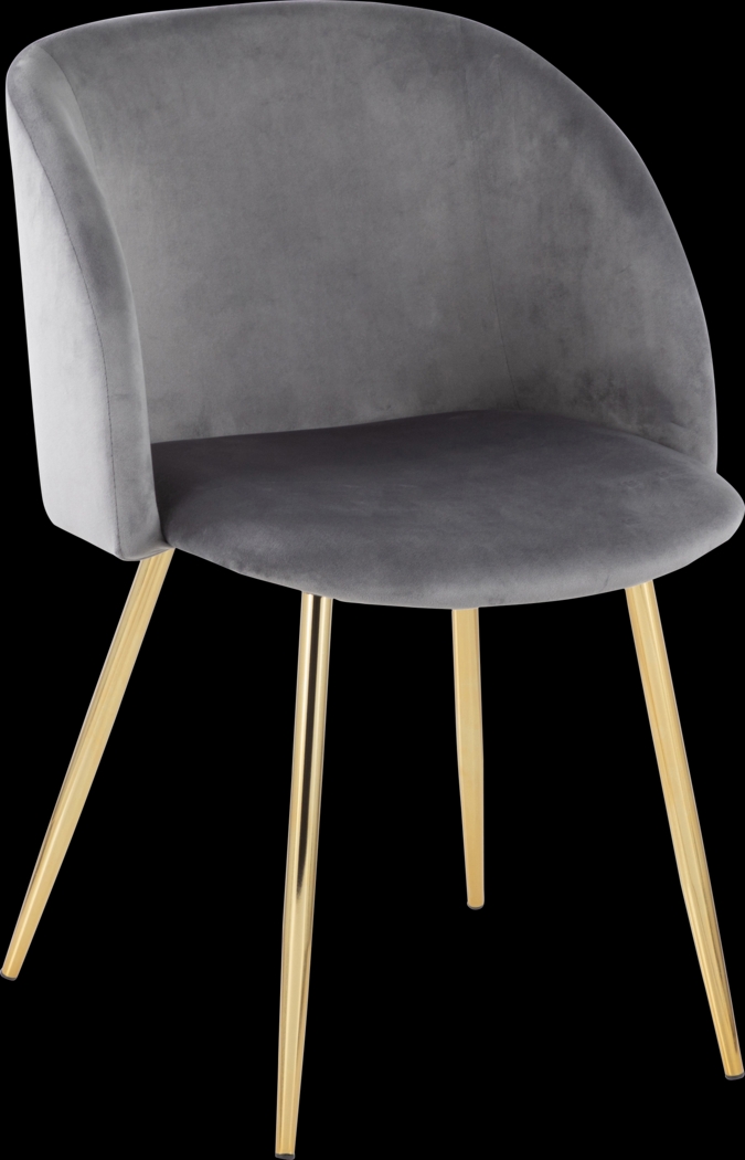 Roxton Silver Side Chair Set of 2 - Thumbnail - Image 2