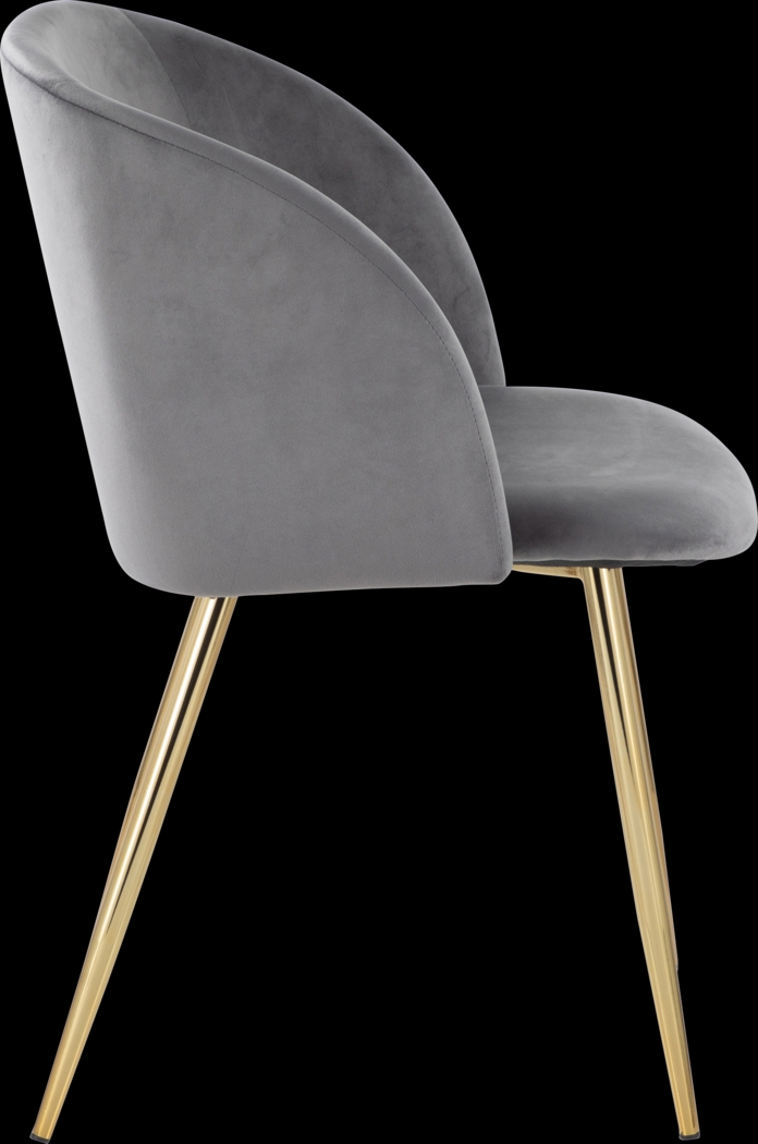 Roxton Silver Side Chair Set of 2 - Thumbnail - Image 3