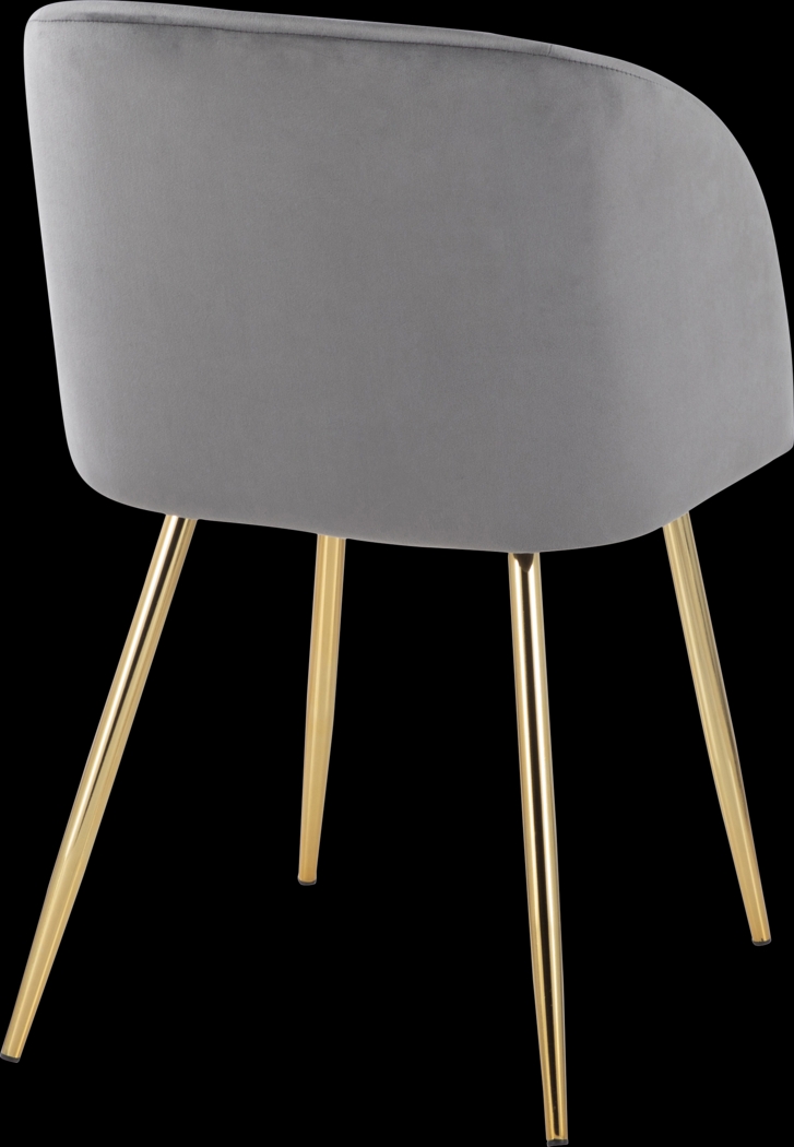 Roxton Silver Side Chair Set of 2 - Thumbnail - Image 4