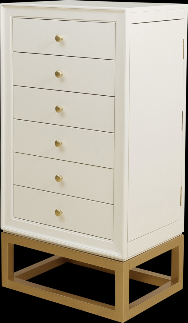 Roxwood White Jewelry Armoire - Thumbnail - Image 2