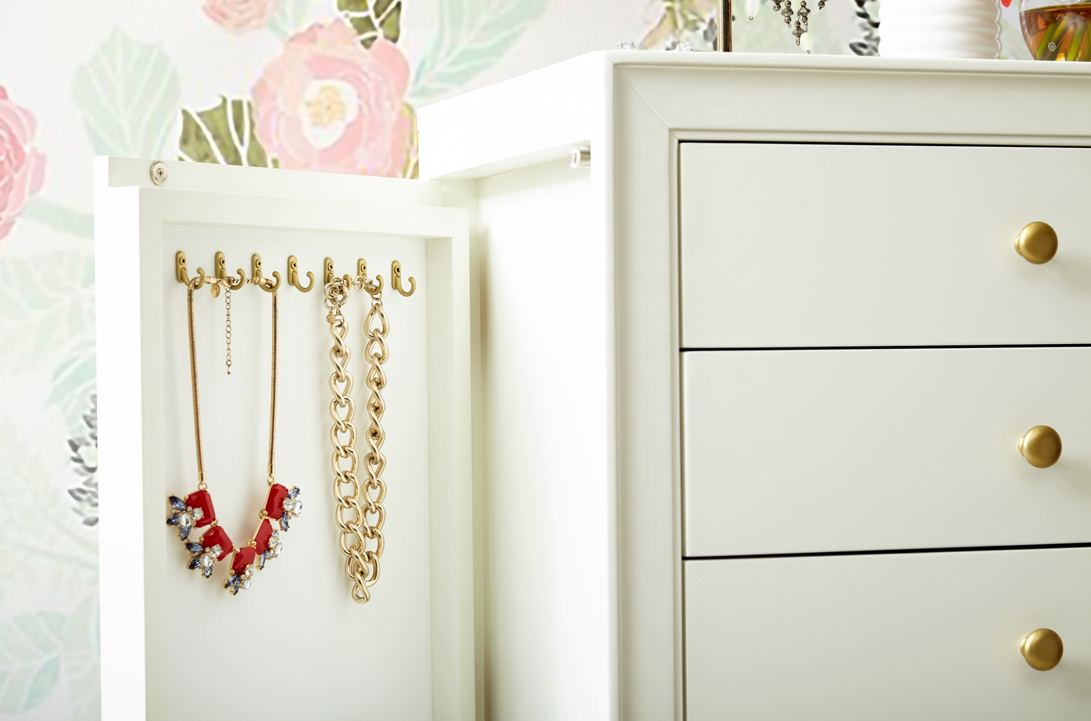 Roxwood White Jewelry Armoire - Thumbnail - Image 7