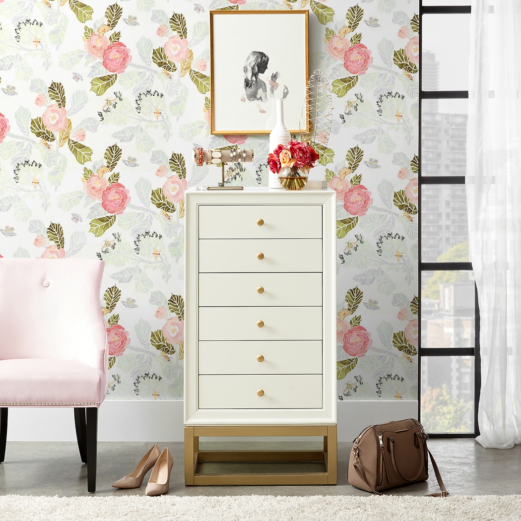 Roxwood White Jewelry Armoire - Thumbnail - Image 8