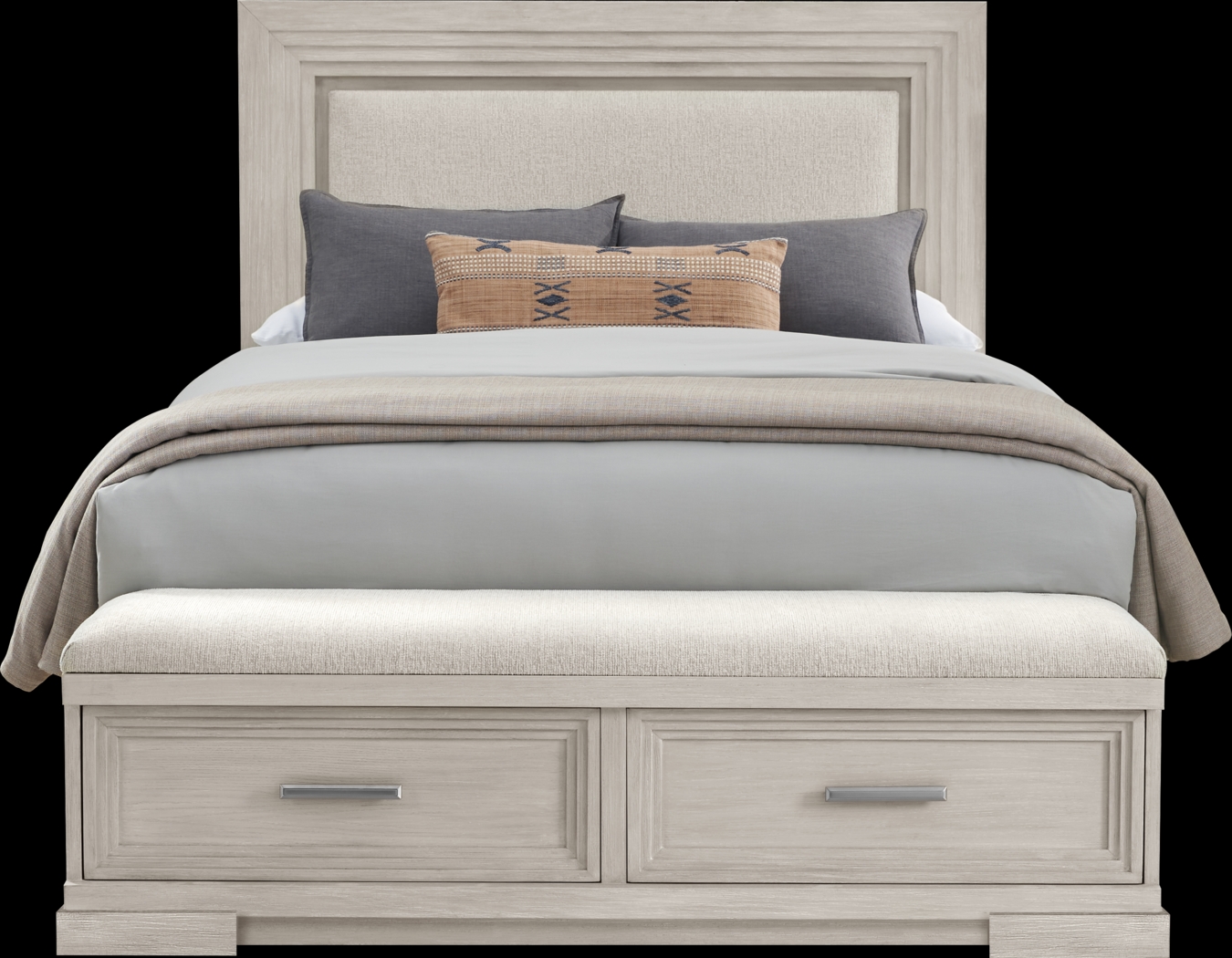 Royal Park Ivory 3 Pc King Storage Bed - Thumbnail - Image 3