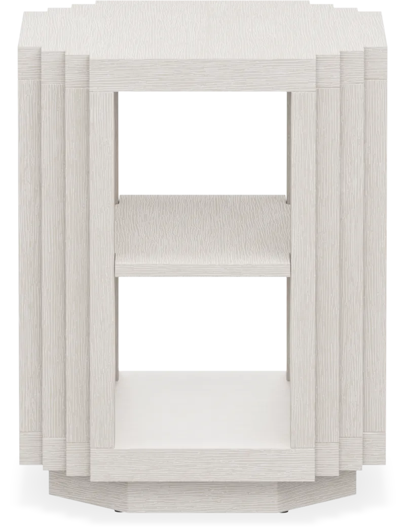 Royal Park Ivory Chairside Table - Thumbnail - Image 2