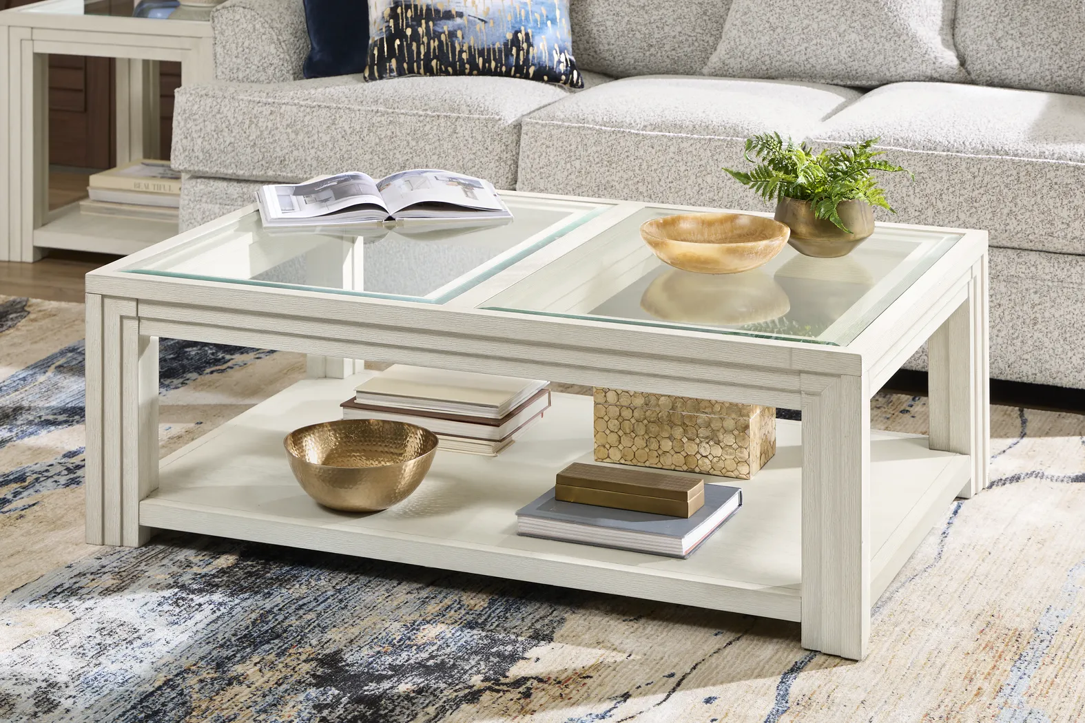 Royal Park Ivory Cocktail Table - Thumbnail - Image 4