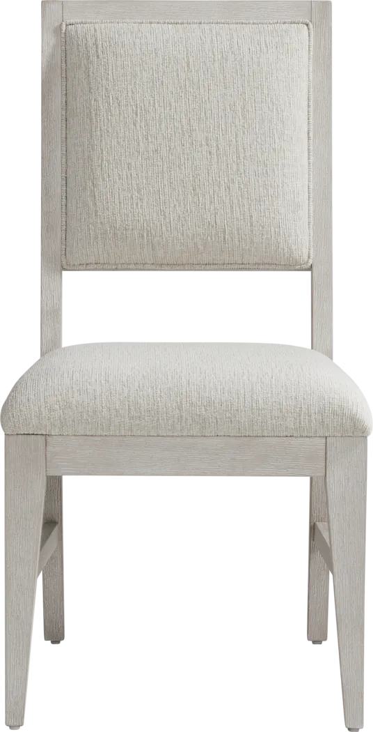 Royal Park Ivory 6 Pc Dining Room with Blue Upholstered Chairs and Ivory Bench - Thumbnail - Image 10
