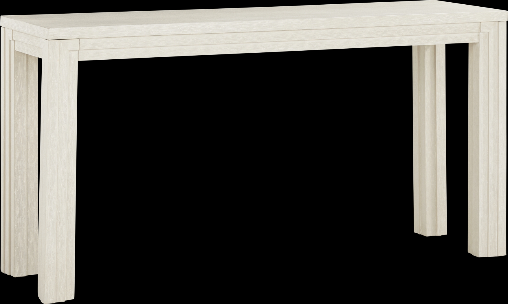 Royal Park Ivory Sofa Table - Thumbnail - Image 1