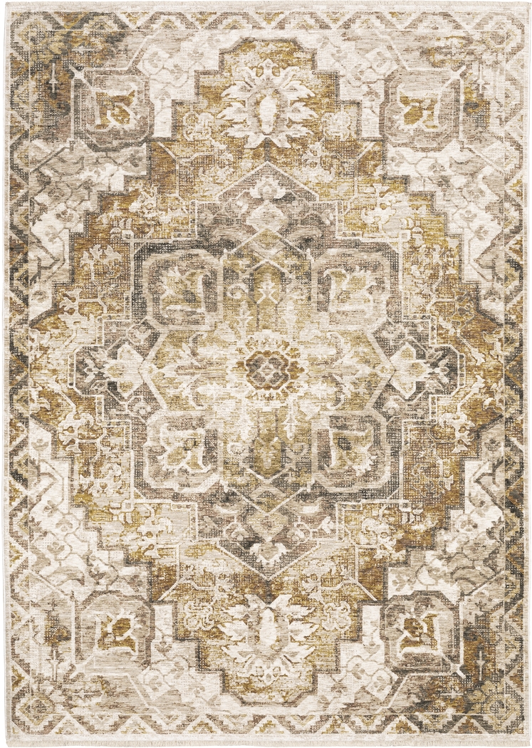 Royaltown Beige 7'10 x 10'10 Rug - Thumbnail - Image 1