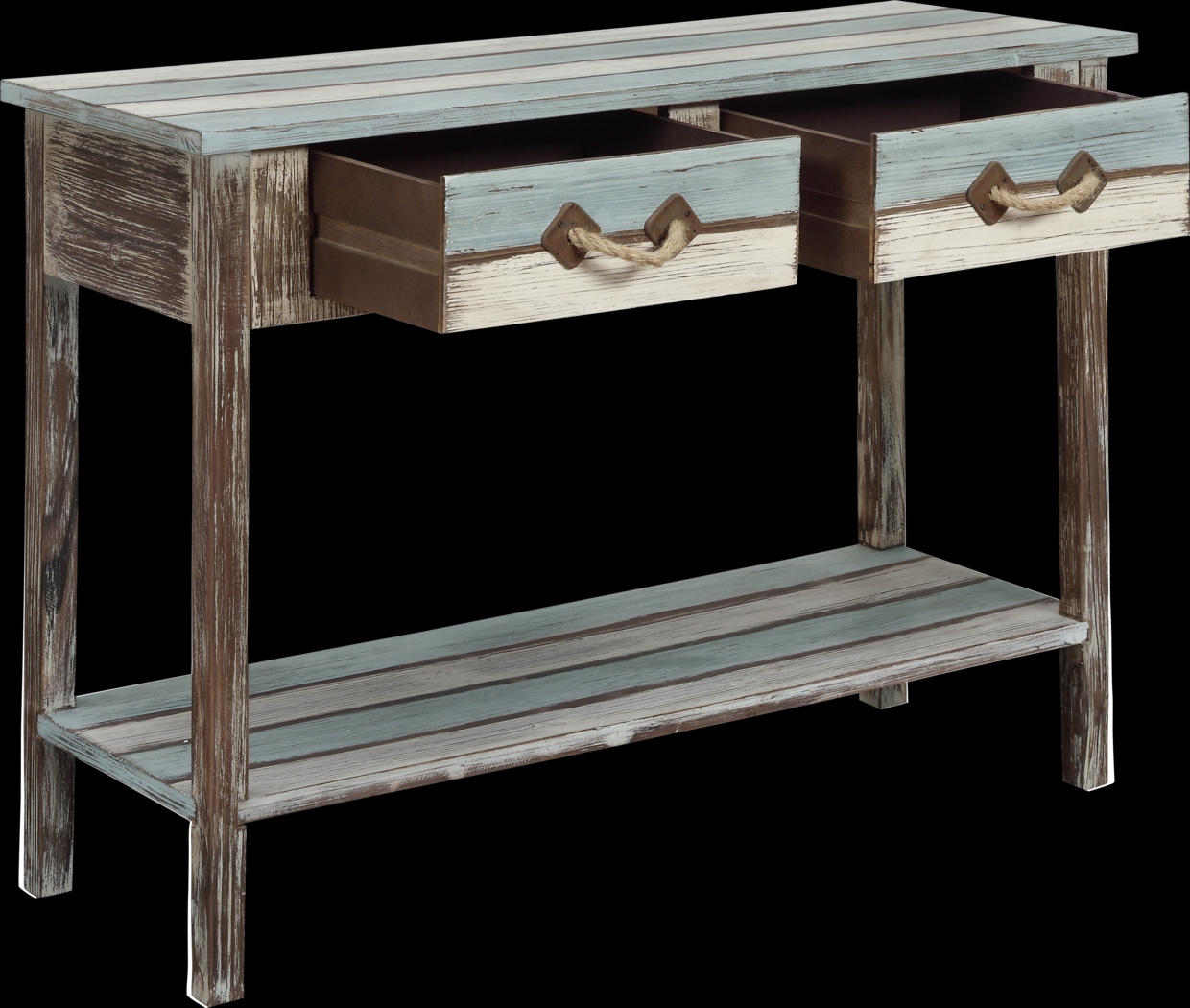 Royalview Blue Sofa Table - Thumbnail - Image 3