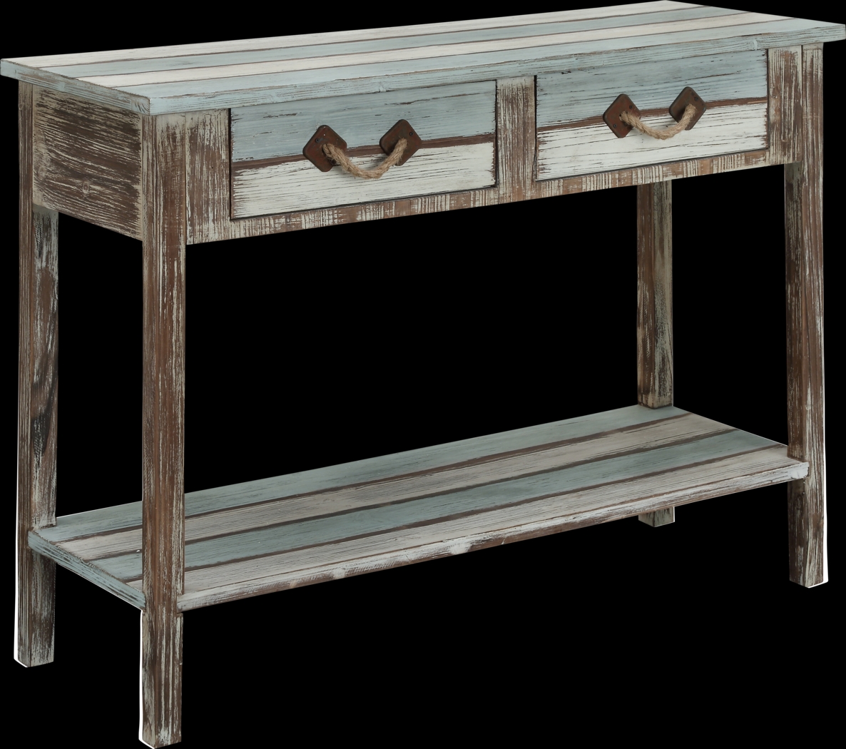 Royalview Blue Sofa Table - Thumbnail - Image 1