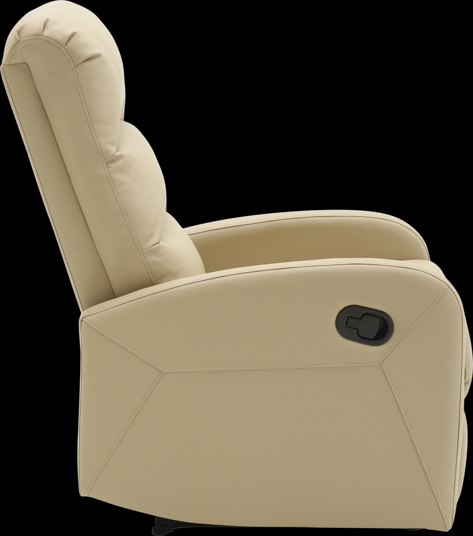 Royervista Beige Recliner - Thumbnail - Image 2