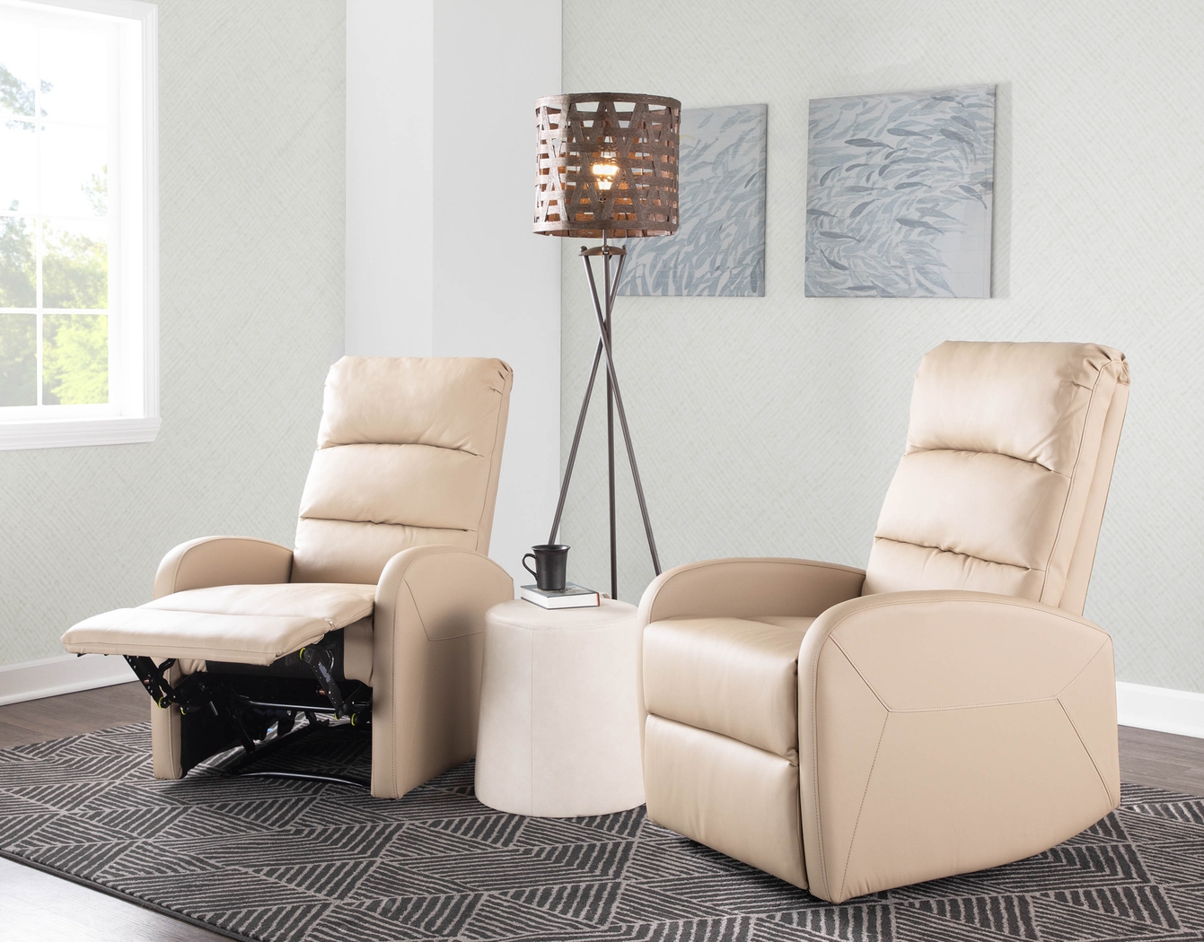 Royervista Beige Recliner - Thumbnail - Image 9