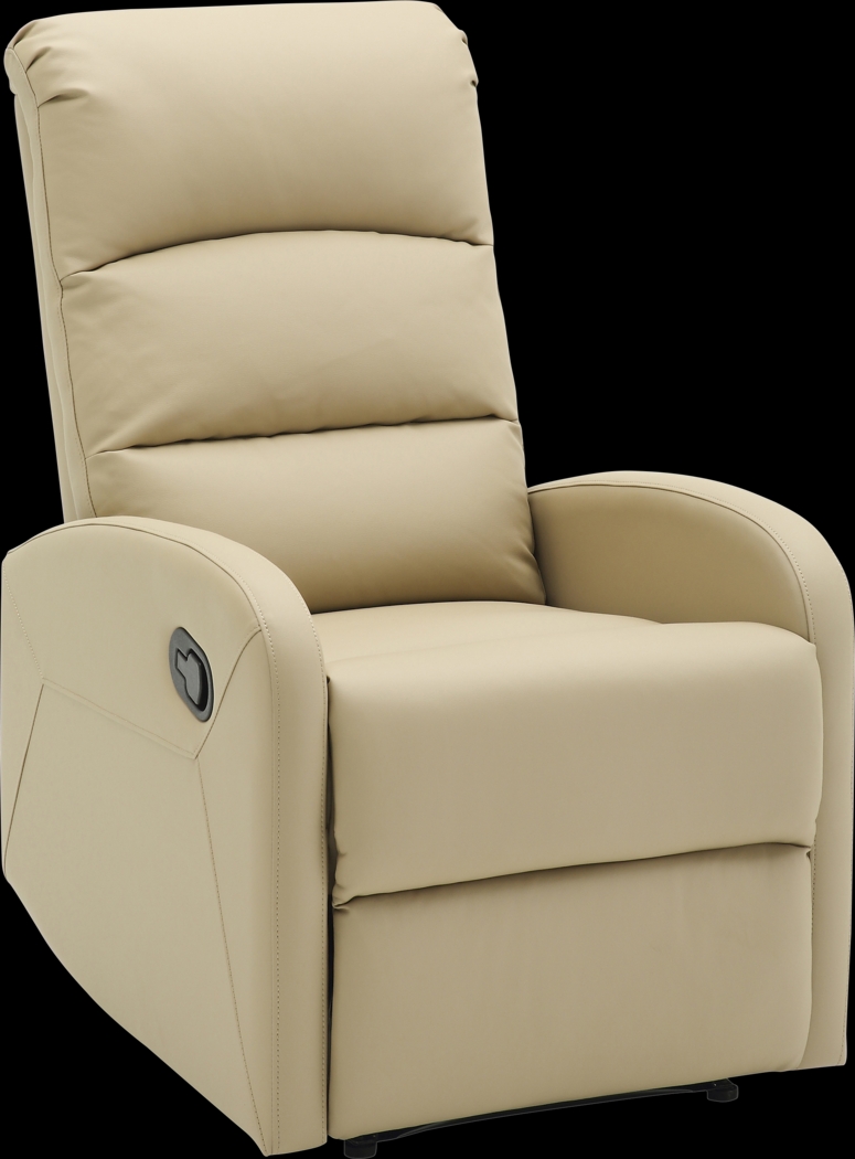 Royervista Beige Recliner - Thumbnail - Image 1
