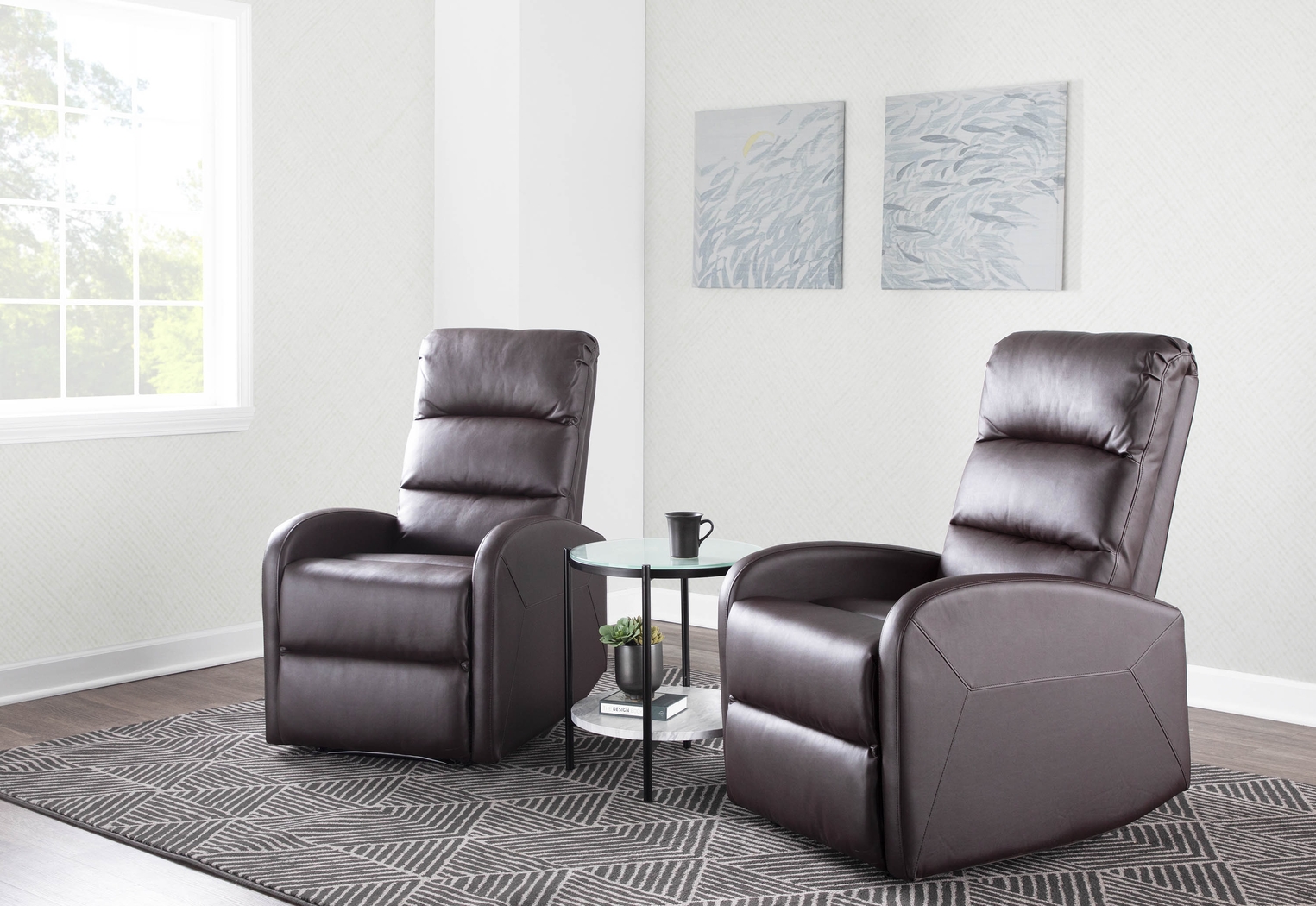 Royervista Brown Recliner - Thumbnail - Image 9