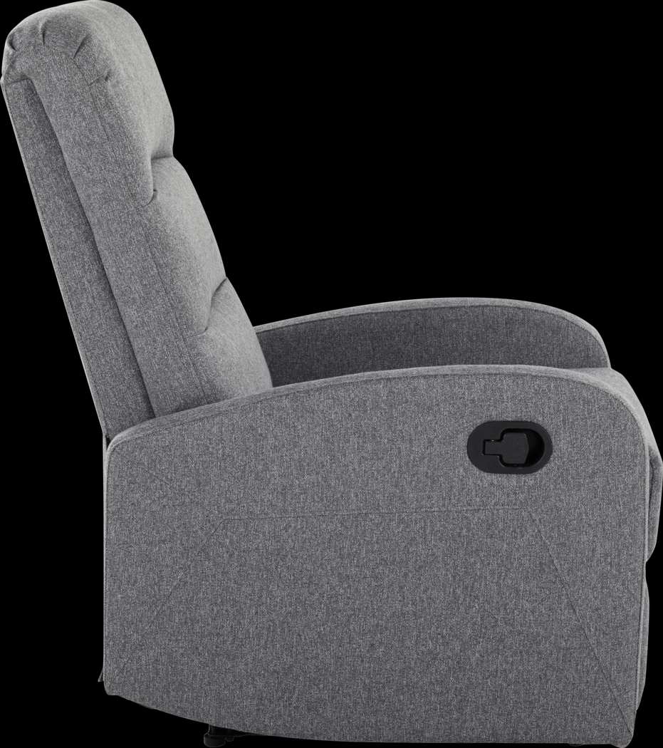 Royervista Charcoal Recliner - Thumbnail - Image 2