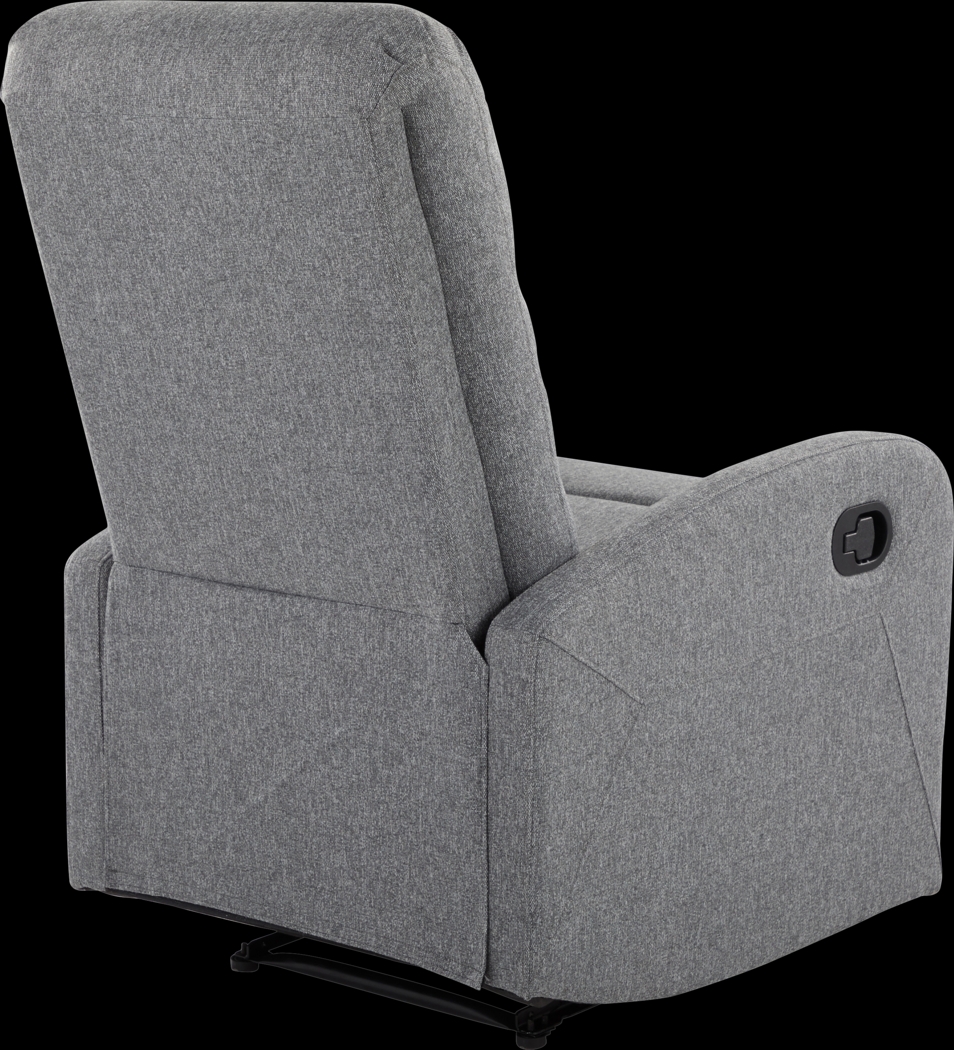 Royervista Charcoal Recliner - Thumbnail - Image 3