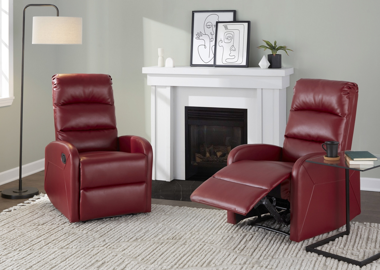 Royervista Red Recliner - Thumbnail - Image 3