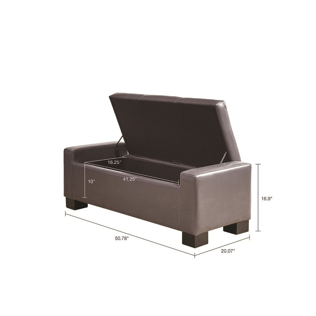 Roystone Gray Accent Bench - Thumbnail - Image 6