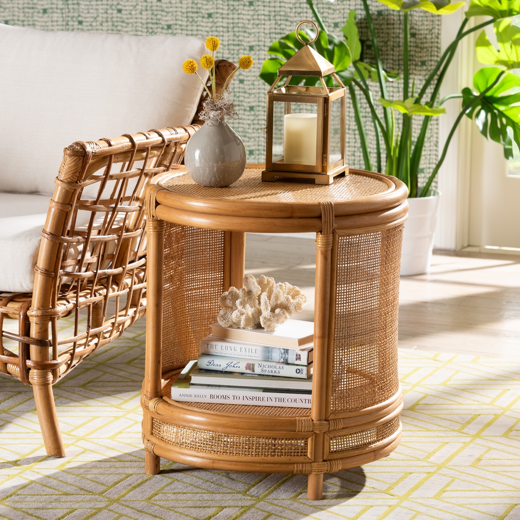 Roystonea Light Brown End Table - Thumbnail - Image 2