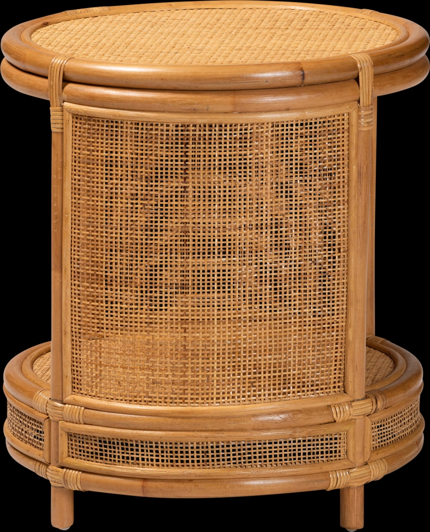 Roystonea Light Brown End Table - Thumbnail - Image 4