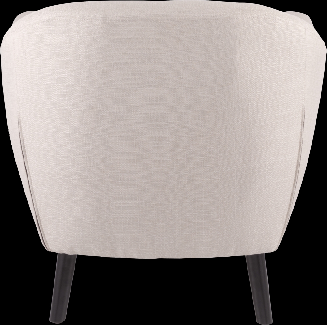 Rozelle Cream Accent Chair - Thumbnail - Image 2